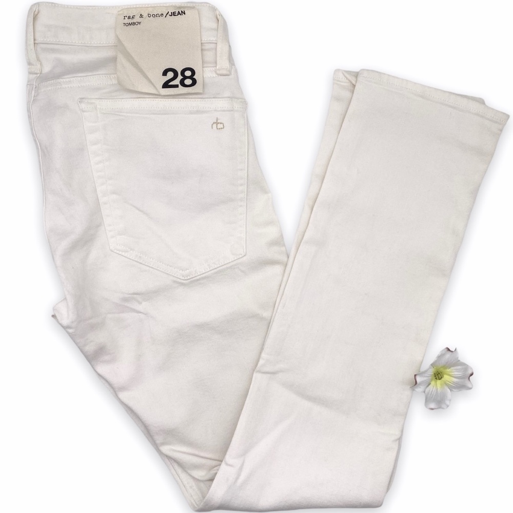 👖HP👖NWT RAG & BONE Tomboy Skinny Mid-rise Jeans, 28 - Picture 13 of 16